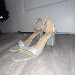 silver heels